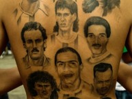 Tattoo - Tatuaje - tatuagem - "Idolos Verdolagas" Tatuaje de la Barra: Los del Sur • Club: Atlético Nacional