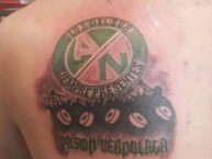 Tattoo - Tatuaje - tatuagem - "PASION VERDOLAGA" Tatuaje de la Barra: Los del Sur • Club: Atlético Nacional