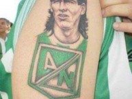 Tattoo - Tatuaje - tatuagem - "ANDRES ESCOBAR" Tatuaje de la Barra: Los del Sur • Club: Atlético Nacional