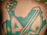 Tattoo - Tatuaje - tatuagem - "ANTIOQUIA VERDOLAGA" Tatuaje de la Barra: Los del Sur • Club: Atlético Nacional