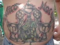 Tattoo - Tatuaje - tatuagem - "REY DE COPAS COLOMBIANO" Tatuaje de la Barra: Los del Sur • Club: Atlético Nacional