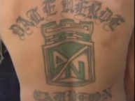 Tattoo - Tatuaje - tatuagem - "DALE VERDE CAMPEON" Tatuaje de la Barra: Los del Sur • Club: Atlético Nacional
