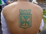 Tattoo - Tatuaje - tatuagem - "CAPO COLOMBIANO" Tatuaje de la Barra: Los del Sur • Club: Atlético Nacional