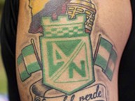 Tattoo - Tatuaje - tatuagem - Tatuaje de la Barra: Los del Sur • Club: Atlético Nacional