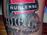 Tattoo - Tatuaje - tatuagem - Tatuaje de la Barra: Los REDiablos • Club: Ñublense • País: Chile