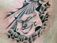 Tattoo - Tatuaje - tatuagem - Tatuaje de la Barra: Los Vagabundos • Club: Montevideo Wanderers