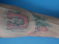 Tattoo - Tatuaje - tatuagem - Tatuaje de la Barra: Muerte Blanca • Club: LDU • País: Ecuador