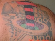 Tattoo - Tatuaje - tatuagem - "Cristo Redentor e Maracanã" Tatuaje de la Barra: Nação 12 • Club: Flamengo