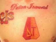 Tattoo - Tatuaje - tatuagem - Tatuaje de la Barra: Revolución Vinotinto Sur • Club: Tolima • País: Colombia