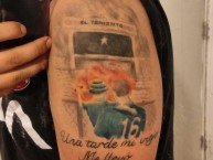 Tattoo - Tatuaje - tatuagem - Tatuaje de la Barra: Trinchera Celeste • Club: O'Higgins