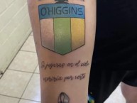 Tattoo - Tatuaje - tatuagem - Tatuaje de la Barra: Trinchera Celeste • Club: O'Higgins