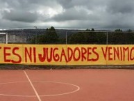 Trapo - Bandeira - Faixa - Telón - Trapo de la Barra: Armagedón • Club: Aucas • País: Ecuador