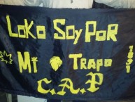 Trapo - Bandeira - Faixa - Telón - "Loko Soy Por Mi Trapo" Trapo de la Barra: Barra Amsterdam • Club: Peñarol • País: Uruguay