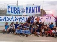 Trapo - Bandeira - Faixa - Telón - "Boca del pozo - Cuba Manta" Trapo de la Barra: Boca del Pozo • Club: Emelec • País: Ecuador