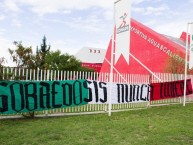 Trapo - Bandeira - Faixa - Telón - Trapo de la Barra: Comando Rojiblanco • Club: Club Necaxa • País: México