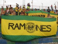 Trapo - Bandeira - Faixa - Telón - "RAMONES" Trapo de la Barra: Fortaleza Leoparda Sur • Club: Atlético Bucaramanga
