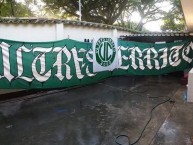 Trapo - Bandeira - Faixa - Telón - "Ultras Cerrito 2000" Trapo de la Barra: Frente Radical Verdiblanco • Club: Deportivo Cali