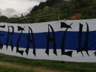 Trapo - Bandeira - Faixa - Telón - "Trapo oficial fuerza azul - trapo svr" Trapo de la Barra: Fuerza Azul • Club: Cartaginés • País: Costa Rica