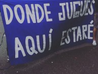 Trapo - Bandeira - Faixa - Telón - Trapo de la Barra: Fuerza Azul • Club: Cartaginés