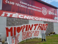 Trapo - Bandeira - Faixa - Telón - Trapo de la Barra: Furia Roja • Club: Técnico Universitario • País: Ecuador