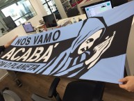 Trapo - Bandeira - Faixa - Telón - "Nós vamo acaba com o planeta" Trapo de la Barra: Geral do Grêmio • Club: Grêmio