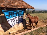 Trapo - Bandeira - Faixa - Telón - "GRÃŠMIO COPERO" Trapo de la Barra: Geral do Grêmio • Club: Grêmio
