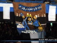 Trapo - Bandeira - Faixa - Telón - "Grêmio Copeiro Guaíba" Trapo de la Barra: Geral do Grêmio • Club: Grêmio