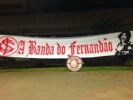 Trapo - Bandeira - Faixa - Telón - "A banda do Fernandão" Trapo de la Barra: Guarda Popular • Club: Internacional • País: Brasil