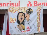 Trapo - Bandeira - Faixa - Telón - "Fernandão" Trapo de la Barra: Guarda Popular • Club: Internacional