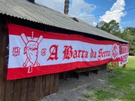 Trapo - Bandeira - Faixa - Telón - "A Barra da Serra-GRAMADO" Trapo de la Barra: Guarda Popular • Club: Internacional