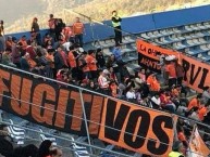 Trapo - Bandeira - Faixa - Telón - "FUGITIVOS" Trapo de la Barra: Huracan Naranja • Club: Cobreloa • País: Chile