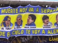 Trapo - Bandeira - Faixa - Telón - "Vieja Guardia de La 12" Trapo de la Barra: La 12 • Club: Boca Juniors