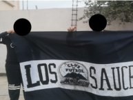 Trapo - Bandeira - Faixa - Telón - "Los sauces, Escobedo, NL" Trapo de la Barra: La Adicción • Club: Monterrey • País: México