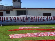 Trapo - Bandeira - Faixa - Telón - Trapo de la Barra: La Banda de Barracas • Club: Barracas Central