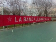 Trapo - Bandeira - Faixa - Telón - Trapo de la Barra: La Banda de Barracas • Club: Barracas Central