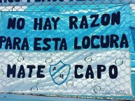 Trapo - Bandeira - Faixa - Telón - Trapo de la Barra: La Banda del Mate • Club: Argentino de Quilmes