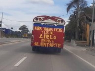 Trapo - Bandeira - Faixa - Telón - Trapo de la Barra: La Banda del Rojo • Club: Municipal • País: Guatemala