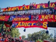 Trapo - Bandeira - Faixa - Telón - Trapo de la Barra: La Banda del Rojo • Club: Municipal