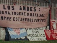 Trapo - Bandeira - Faixa - Telón - Trapo de la Barra: La Banda Descontrolada • Club: Los Andes • País: Argentina