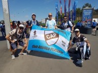 Trapo - Bandeira - Faixa - Telón - "Mundial Rusia 2018" Trapo de la Barra: La Banda Más Fiel • Club: Atlético Platense