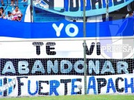 Trapo - Bandeira - Faixa - Telón - Trapo de la Barra: La Banda Tricolor • Club: Almagro