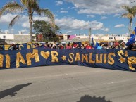 Trapo - Bandeira - Faixa - Telón - Trapo de la Barra: La Guerrilla • Club: San Luis