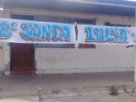 Trapo - Bandeira - Faixa - Telón - "Barrio Santa Lucia" Trapo de la Barra: La Inigualable Nº1 del Norte • Club: Juventud Antoniana