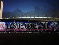 Trapo - Bandeira - Faixa - Telón - "Barra femenil de Cruz Azul - Las De Cruz Azul" Trapo de la Barra: La Sangre Azul • Club: Cruz Azul • País: México