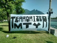Trapo - Bandeira - Faixa - Telón - Trapo de la Barra: La Terrorizer • Club: Tampico Madero • País: México
