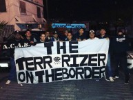 Trapo - Bandeira - Faixa - Telón - Trapo de la Barra: La Terrorizer • Club: Tampico Madero