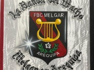 Trapo - Bandeira - Faixa - Telón - Trapo de la Barra: León del Svr • Club: Melgar