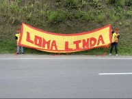 Trapo - Bandeira - Faixa - Telón - "Loma linda" Trapo de la Barra: Lobo Sur • Club: Pereira