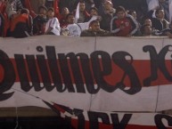Trapo - Bandeira - Faixa - Telón - "Quilmes" Trapo de la Barra: Los Borrachos del Tablón • Club: River Plate