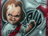 Trapo - Bandeira - Faixa - Telón - Trapo de la Barra: Los Borrachos del Tablón • Club: River Plate